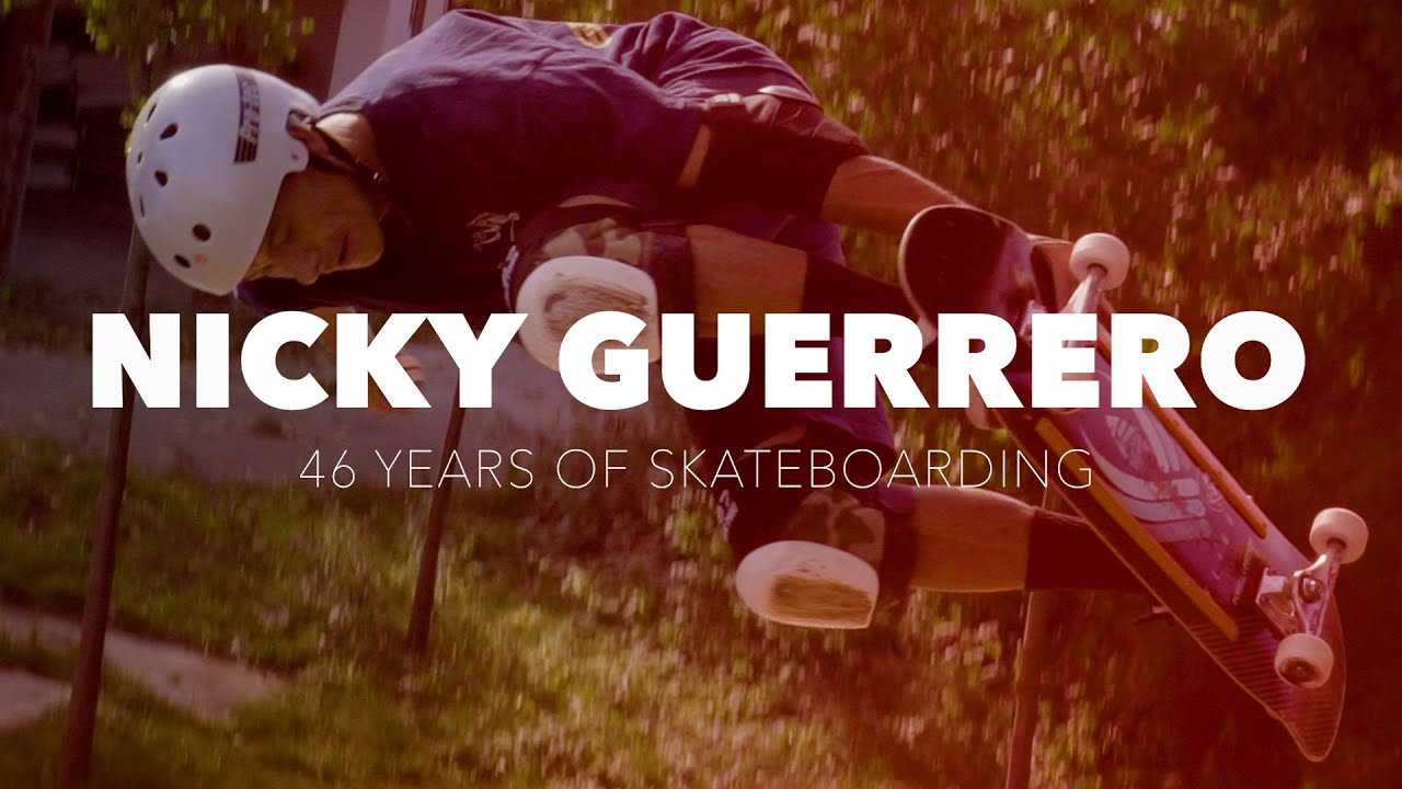 Nicky Guerrero 47 anos de Skateboarding