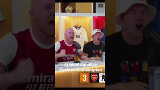 The Moment Arsenal Tie The Game 3-3 Against Southampton Pitchside Podcast #Arsenal