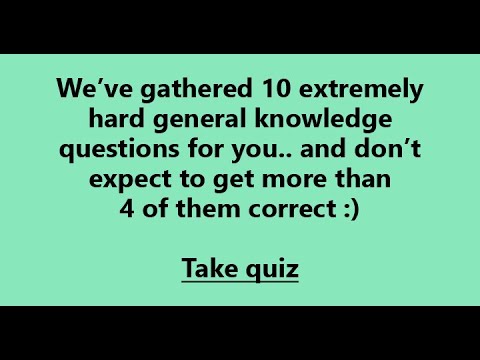 10 general trivia