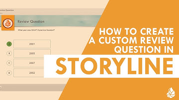 Custom Review Questions in Articulate Storyline 2