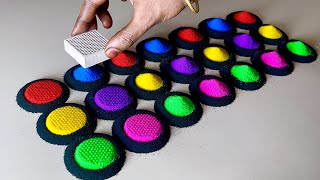 Radhe Krishna Holi Rangoli 🌸 | Divine Couple in Colors | Rangoli Designs for Diwali Easy Radhe Krishna Holi Rangoli 🌸 | Divine Couple in Colors | Rangoli Designs for Diwali Easy