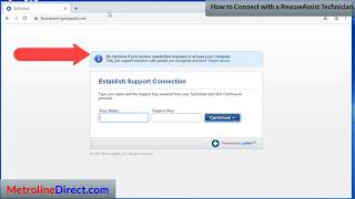 How to Connect with a RescueAssist Technician