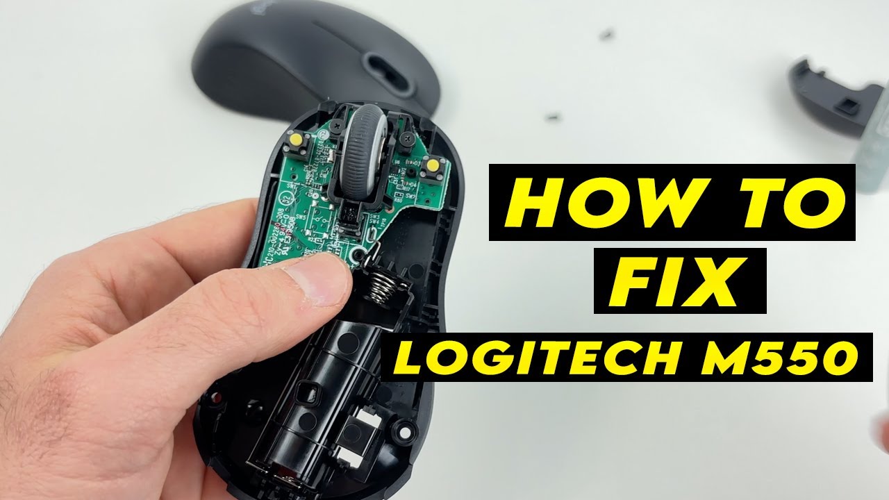 How to Fix Your Logitech M550 Mouse Not Working - YouTube