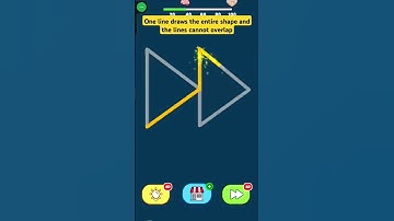 One Line Draws the Entire Shape lines cannot overlap! Is there an answer to this question? #shorts