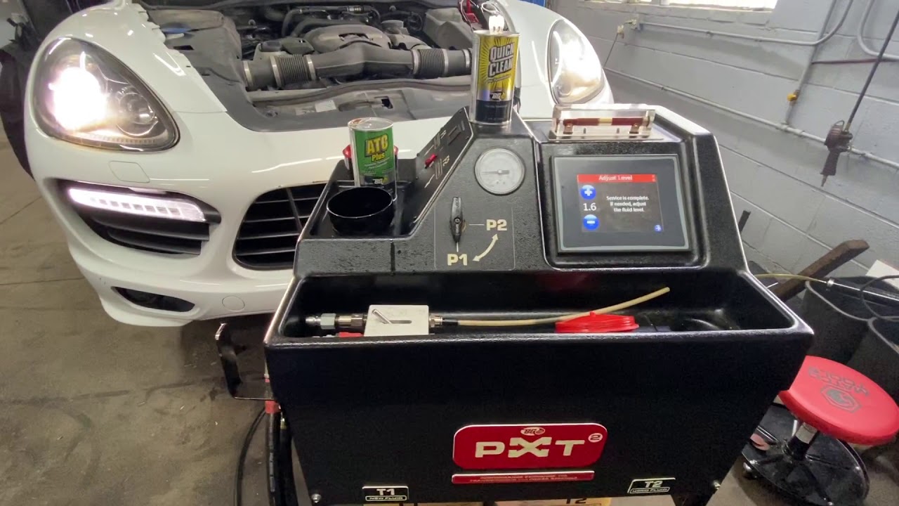 Porsche Transmission Fluid Flush Process Part 3 YouTube