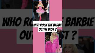 Who rock the barbie outfit the most between Nicki Minaj and Kacey Musgraves