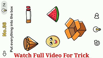 Brain Out Level 37 Put Everything into the box