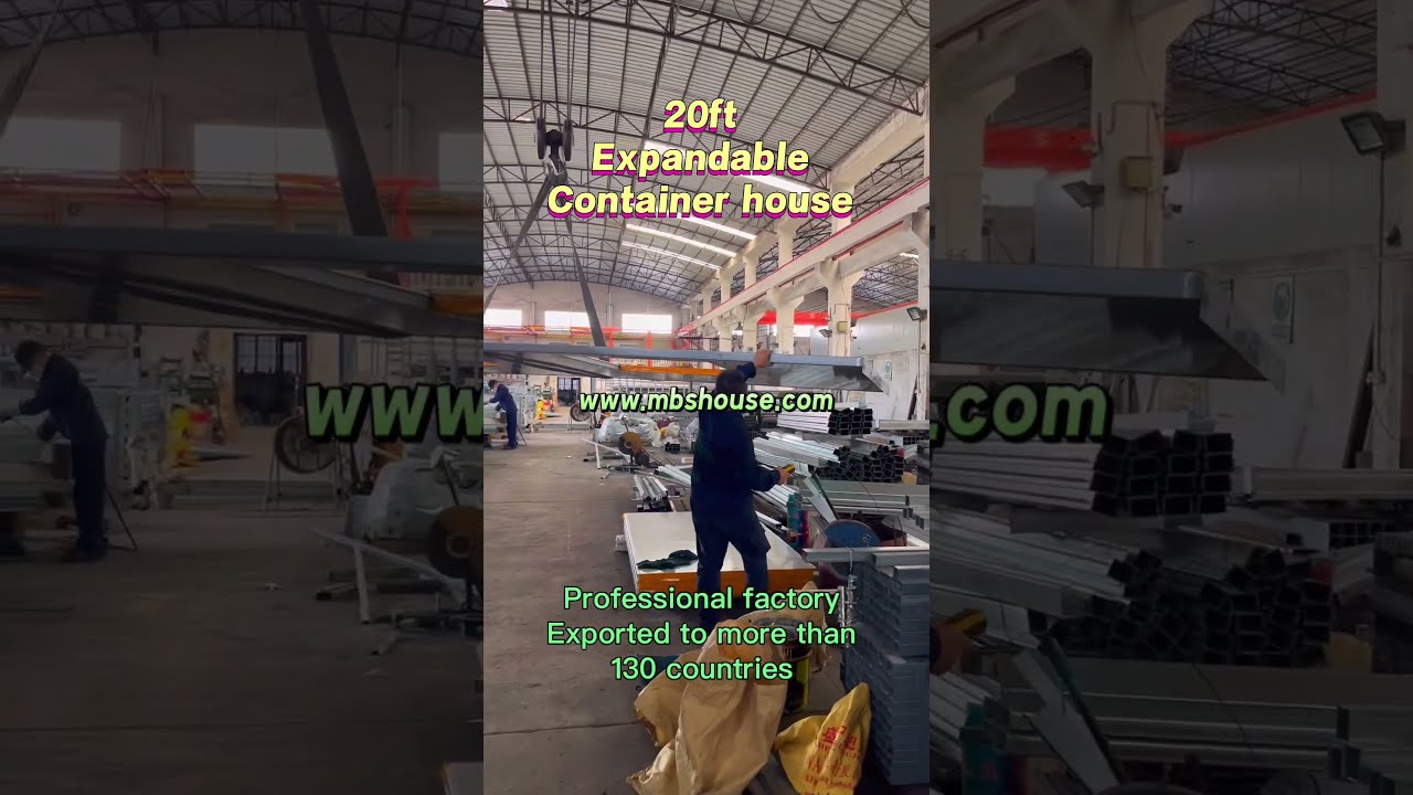 Factory Of 20ft Expandable Container House Tiny Home From China