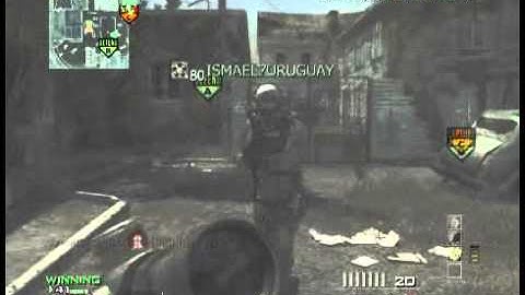 MW3 MSR 2 Triple Kill Feed