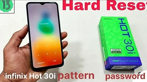 Infinix Hot 30i Hard Reset | Infinix (X669C) Pattern Lock Remove Without Pc | Password Forgot #short
