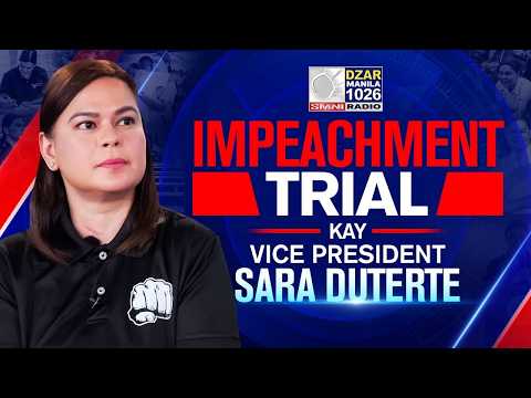 SPECIAL COVERAGE: Impeachment Trial kay Vice President Sara Duterte | Day 4