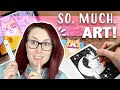 I TOOK A BREAK.. TO DRAW?? (And Get Stuff Done) - Studio Vlog