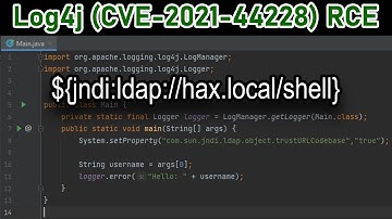 Log4j (CVE-2021-44228) RCE Vulnerability Explained