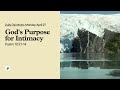 God’s Purpose for Intimacy – Daily Devotional