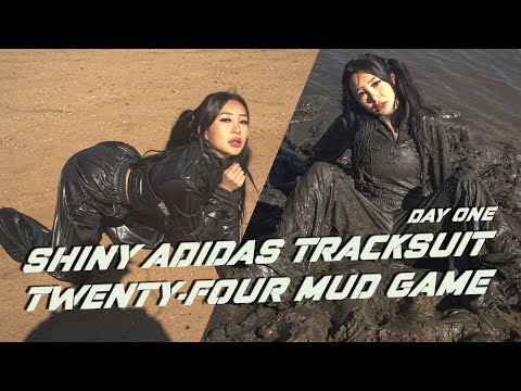 Lu Tests a New Shiny Adidas Chile 62 Tracksuit & Nike Air Uptempo with 24hrs Muddy Challange | DAY 1