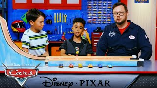 Using Soap & Water to Race Faster | Science Experiment | Pixar Cars