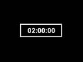 2 Hour Silent Timer ⏰ | Soft Ending Alarm | No Music | Focus, Study, Work, Reading & Productivity