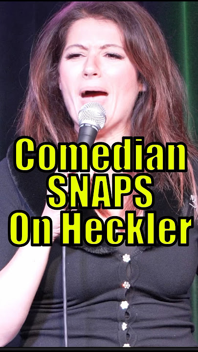 Comedian SNAPS on hecker. #standupcomedy #standupclips #crowdwork #hecklers #rowdy #funnystandup