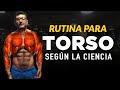 La MEJOR RUTINA DE TORSO según la CIENCIA para AUMENTAR MASA Y DEFINICIÓN