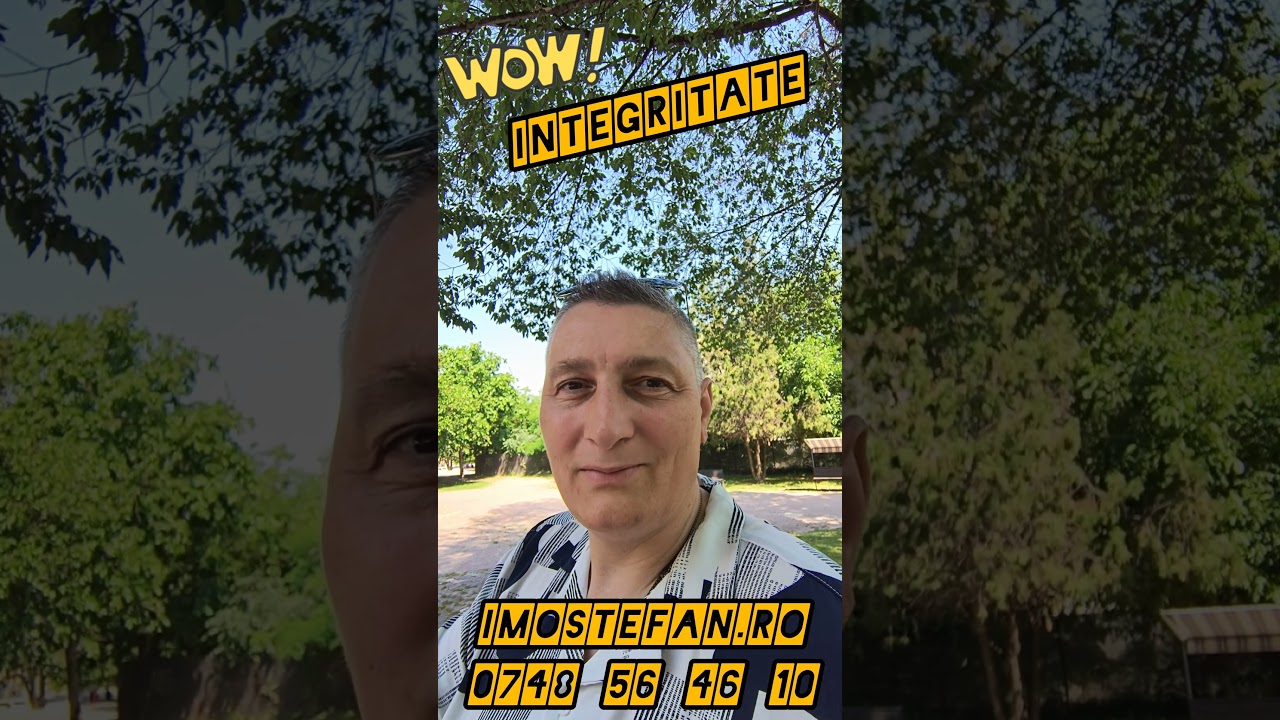 Despre integritate cu ImoStefan...