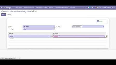Dynamic Attributes on Buttons #odoo #hide/show #configurable