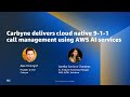 Carbyne delivers cloud native 9-1-1 call management using AWS AI services- AWS Online Tech Talks