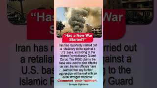“Has the US–Iran War Started?” IRGC Retaliation Claim Shocks the World #trendingnow