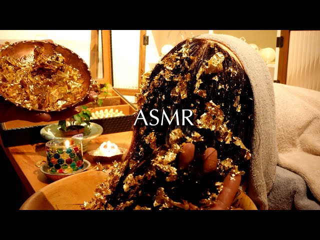 【ASMR】Satisfying Golden Head Spa for Deep Relaxation👑✨No Talking