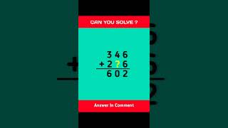 Find The Missing Number || Math Test ||  Abraham Classes #policebharti #quiz #policeacademy