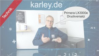 LX3000e Versatz im Druck, was tun?
