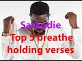 Sarkodie || Top 5 breathe holding verses