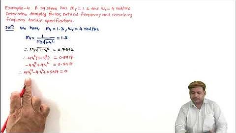 L48 Numerical examples on frequency domain specifications