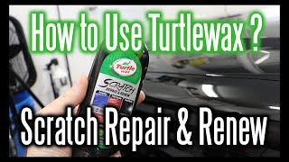 How To Use Turtle Wax Scratch Repair and Renew #detailing #detailingtips #carrestoration