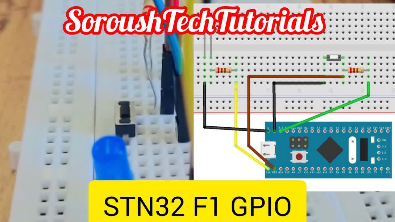آموزش میکروکنترلر STM32 قسمت 1: آموزش واحد GPIO و کدنویسی LED چشمک زن و ...