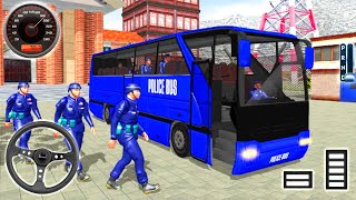 Us Police Bus Mountain Driving Simulator 2021 – Tourists Hill Driving Adventure – Android Gameplay screenshot 3