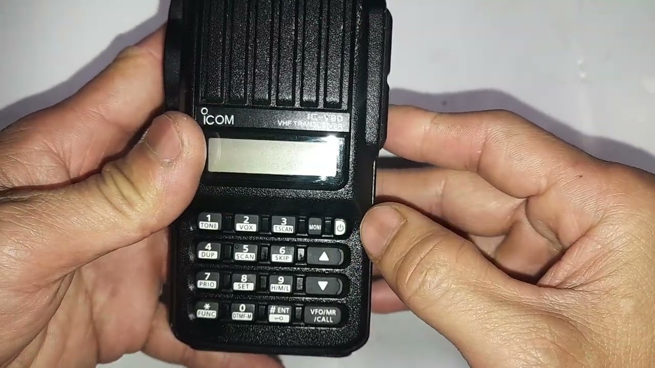 Setting HT, Cara Masukkan Frekuensi Pada HT ICOM IC-V80