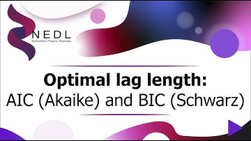 Optimal lag length: Akaike and Bayesian information criteria (Excel)