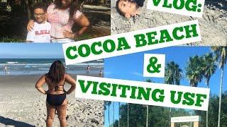 Cocoa beach & usf | florida vlog