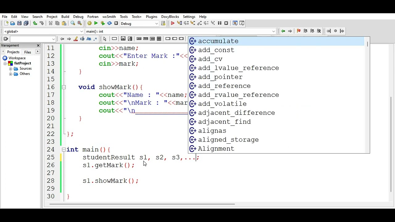 14-Array of objects in C++ - YouTube