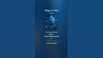 Thumbnail of Theme song "Wings of a Wish" Episode 4 ARU'S DREAM  #ainomation #themesong theme