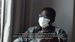 Chirurgie D' Eradication, du cancer du colon monsieur Fronsoi KOBE de Cameroun