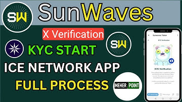 Sunwaves kyc step 2! Twitter verification! Full method explained! Meher point