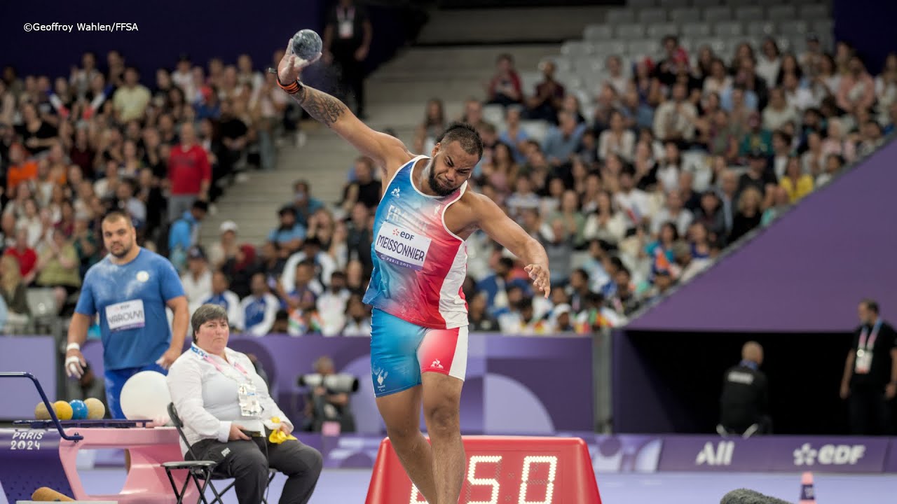2024 09 03 JEUX PARALYMPIQUES quart finale TdT féminin + lancer du poids masculin + 400 m de table