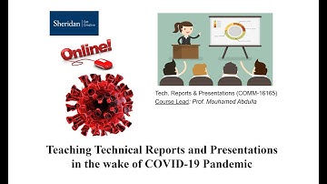 Updates for COMM-16165 - Technical Reports and Presentations