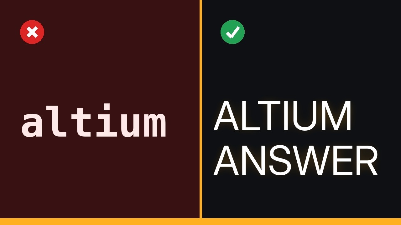 Collision Check Altium avoiding a collision check - YouTube