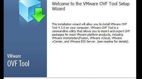 Vmware Deploy OVF file 2021