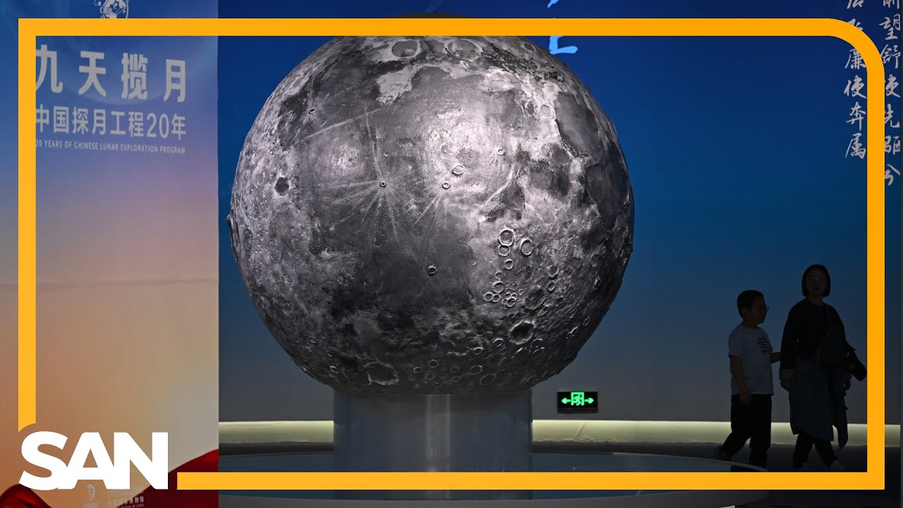 China formally backs nuclear reactor on the moon with Russia - YouTube