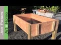 Build a Stand Up Planter Box - limited tools project