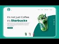 Starbucks Landing page website designs using HTML CSS &amp; JavaScript | Part 1