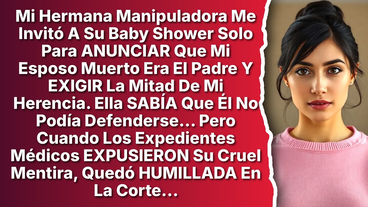Mi Hermana Manipuladora Usó el Nombre de Mi Esposo Muerto Para Robar Mi Herencia En Su Baby Shower..